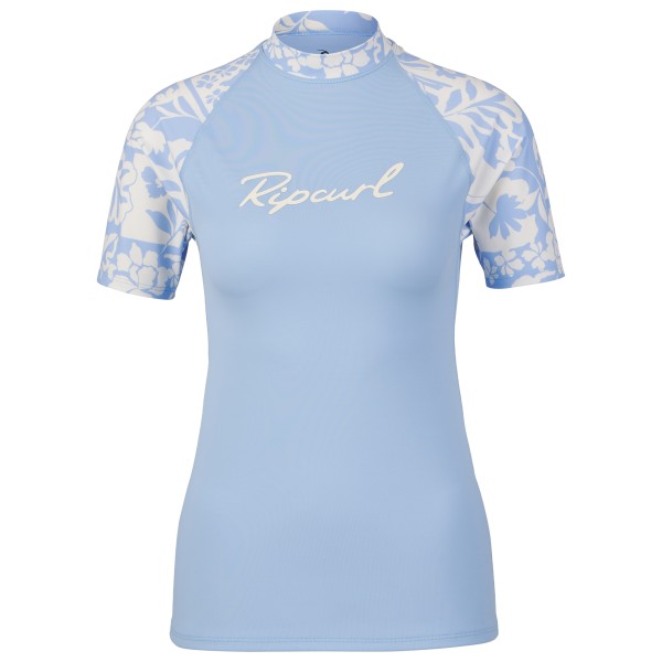 Rip Curl - Women's Pacific Coast UPF S/S Rashvest - Lycra Gr M blau