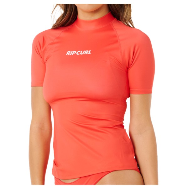 Rip Curl - Women's Classic Surf S/S UPF Rashguard - Lycra Gr L rot