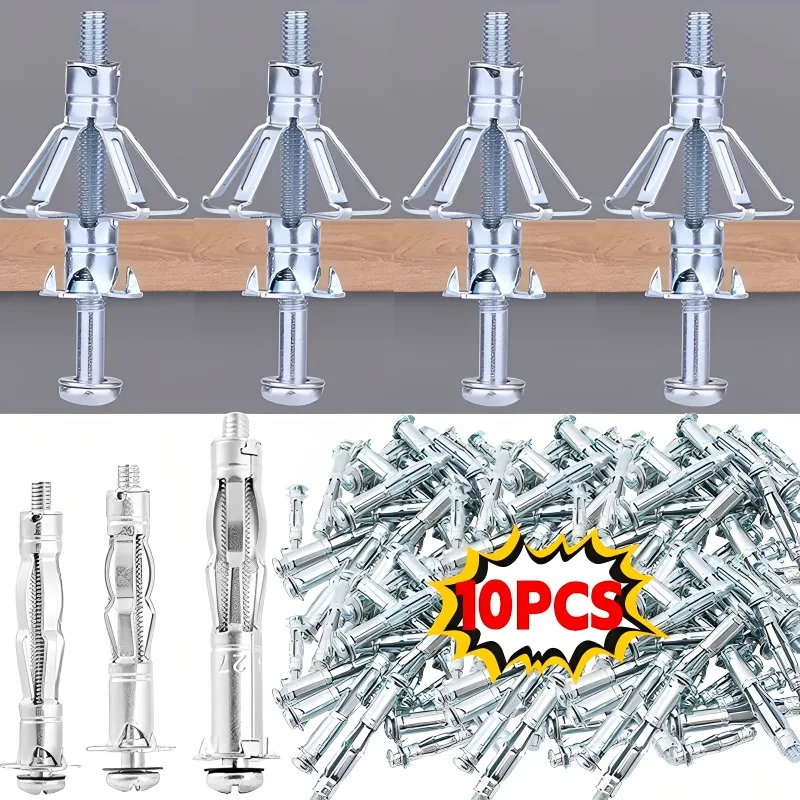 M5 M6 M8 Expansion Bolzen Decke Gipskarton Bohren Stecker Anker Hohl Wand Anker Dübel Befestigungen Hause Reparatur Befestigungs Schrauben Image