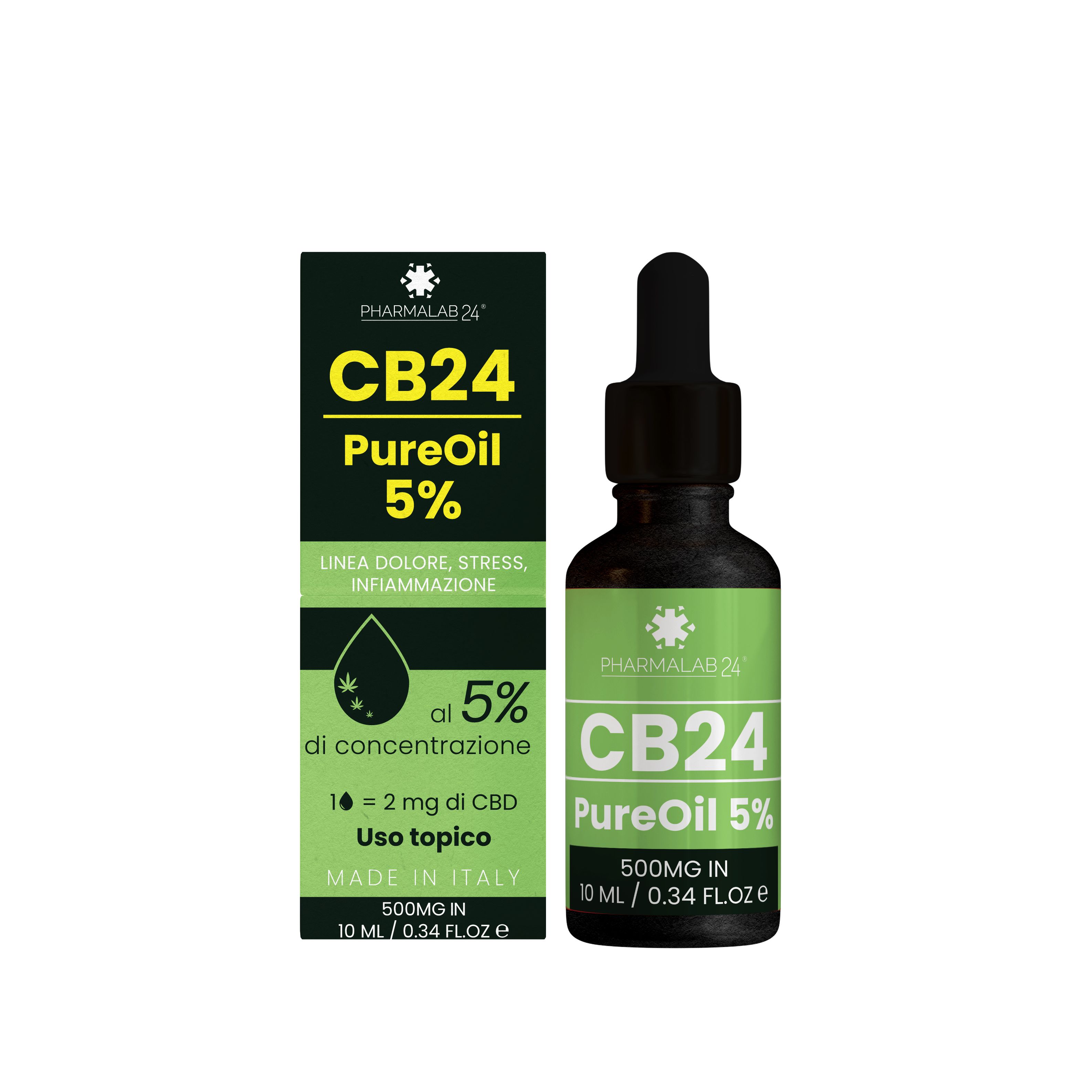 Pharmalab24 CB24 Pure Oil 5% 10 ml