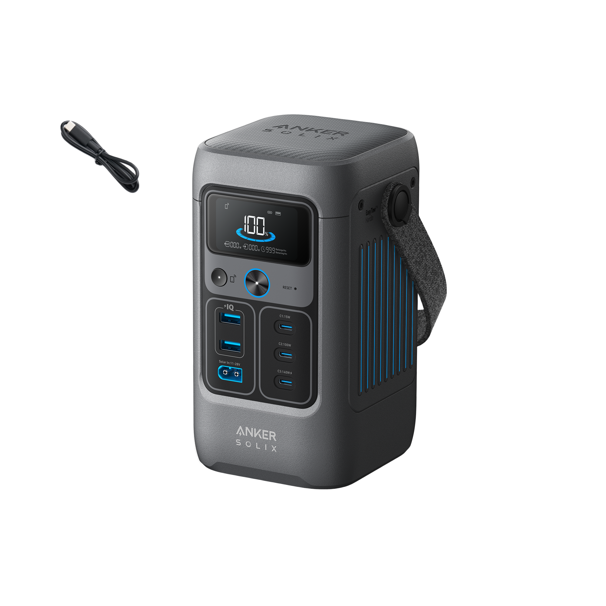Anker SOLIX C200 DC Portable Power Station - 192Wh | 200W (refurbished)(90% new)