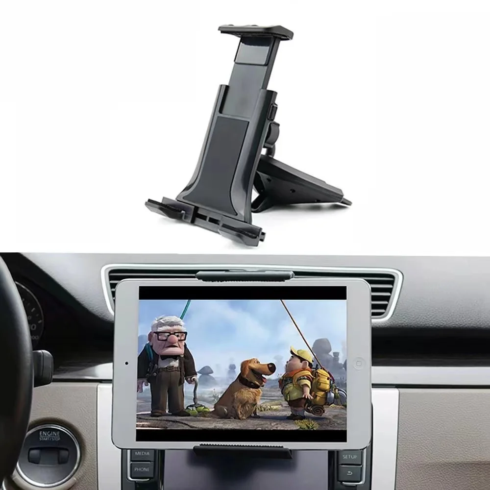 Supporto universale per tablet Supporto per telefono per auto Supporto per slot per CD Supporto automatico per tablet PC Staffa per cellulare Supporto universale per tablet GPS