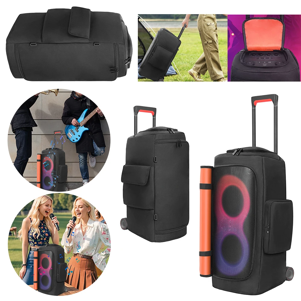 Lautsprecher-Staubschutz, rutschfeste, gepolsterte Lautsprecher-Schutzhülle, doppelseitige Lautsprecher-Aufbewahrungstasche für JBL PARTYBOX 310/320 Zubehör Image