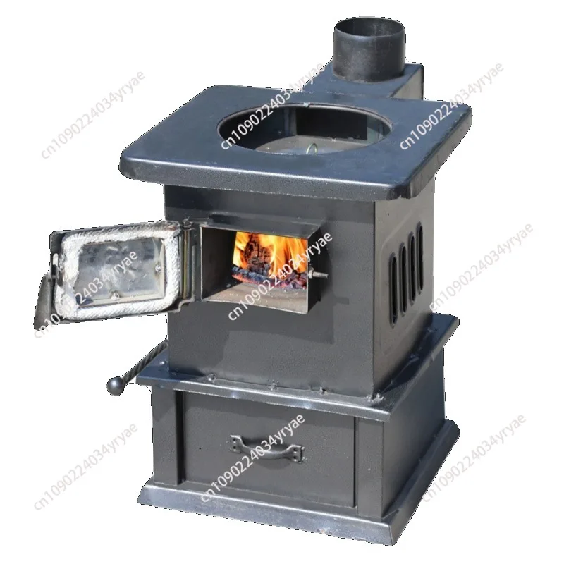 Ländlicher Holzofen für den Haushalt, Kohle-Röstofen für den Innenbereich, Holz-Kohle-Doppelofen, nördlicher Heizofen, neuer Typ Image