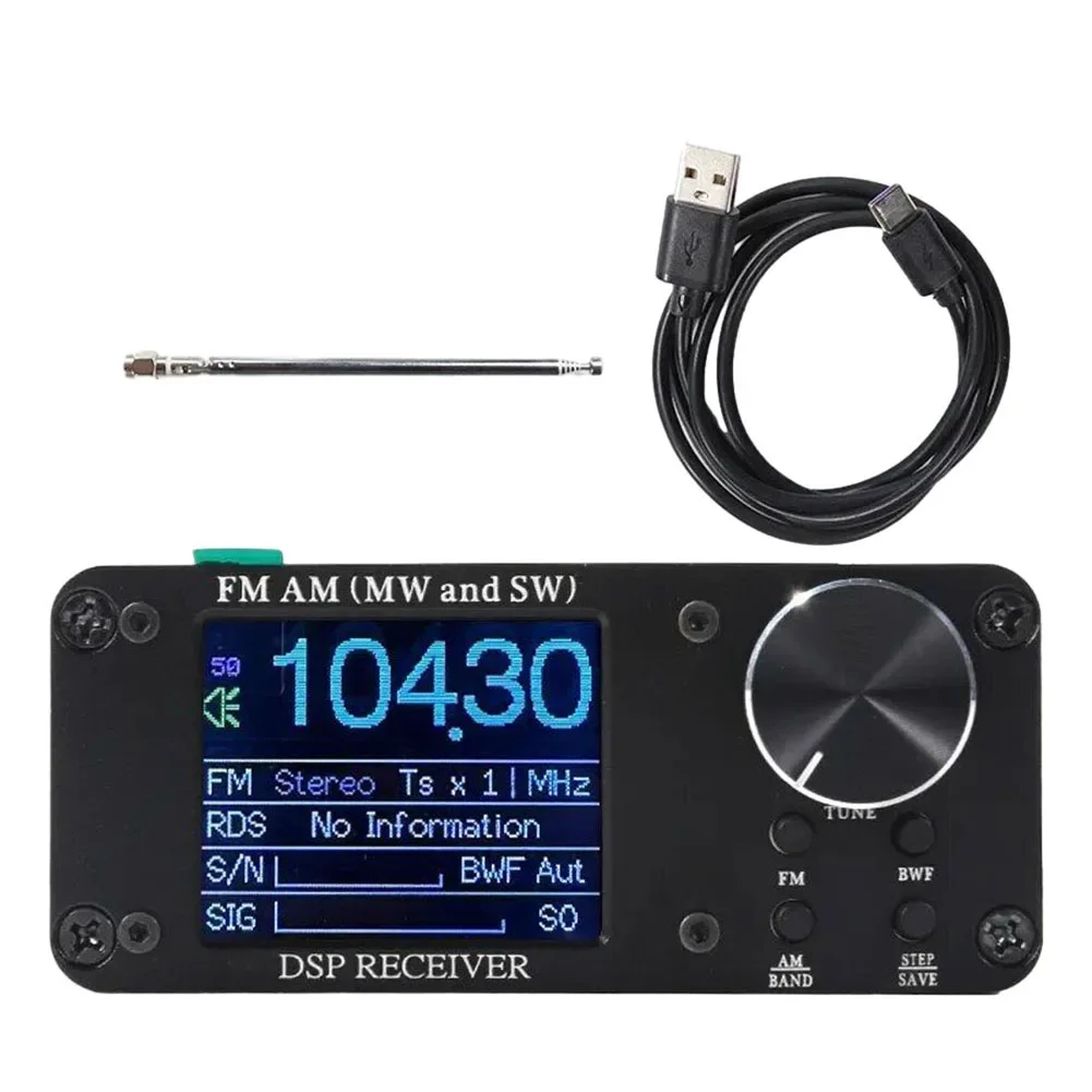 Si4732 ATS-80 Tragbare Kurzwelle FM/AM (SW) Für DSP Radio + Batterie Tragbare Kurzwellen Radio Signal Empfänger zubehör