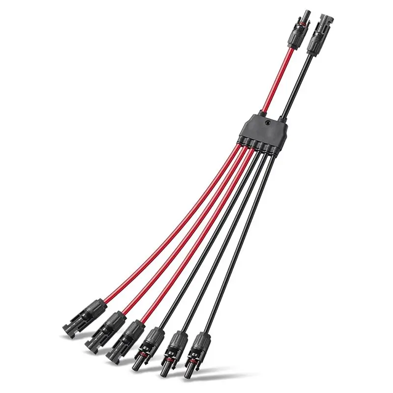 MOPHE-Wasserdichtes Panel 10AWG Y-Abzweig-Adapterkabel, Solar-Parallelsteckverbinder, 2-3 Batterien Image