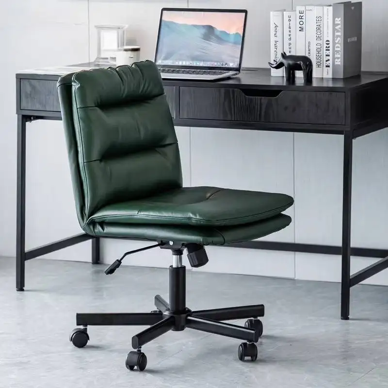 Verstellbarer nordischer Bürostuhl mit Armlehne, moderne Räder, übergroßer Computerstuhl, Design, bequeme Büromöbel von Silla Oficina Image