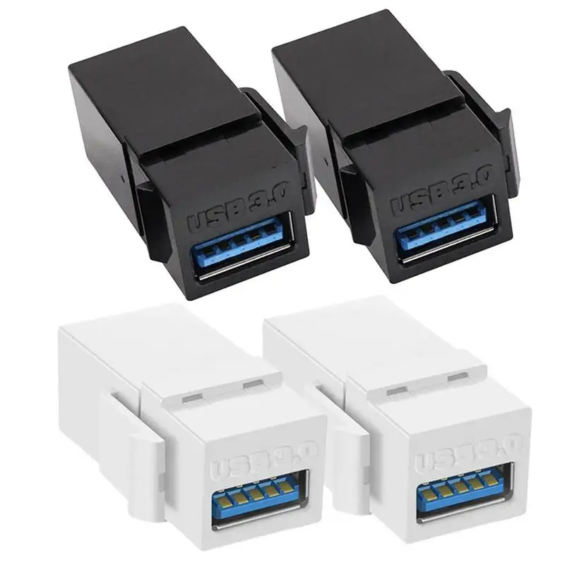 USB-Keystone-Buchse 2 stücke USB 3,0 Koppler-Verlängerung stecker USB-Buchse gerade Wand modul Audio-Video-Übertragung und Aufladung Image