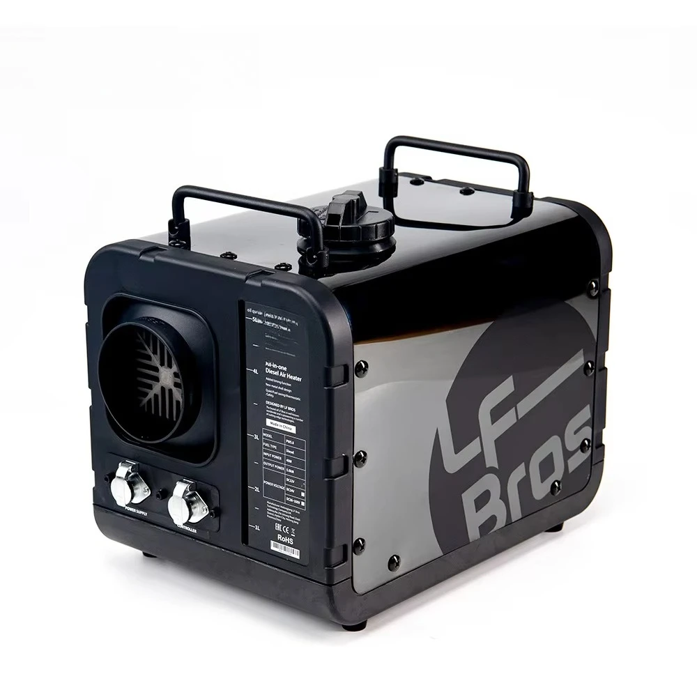 2025 Neue All-In-One-N2-Pro-Heizung für den Außenbereich, Heimgebrauch und Camping, Standheizung, 5 kW, 12/220 V, schwarzer Stil Image