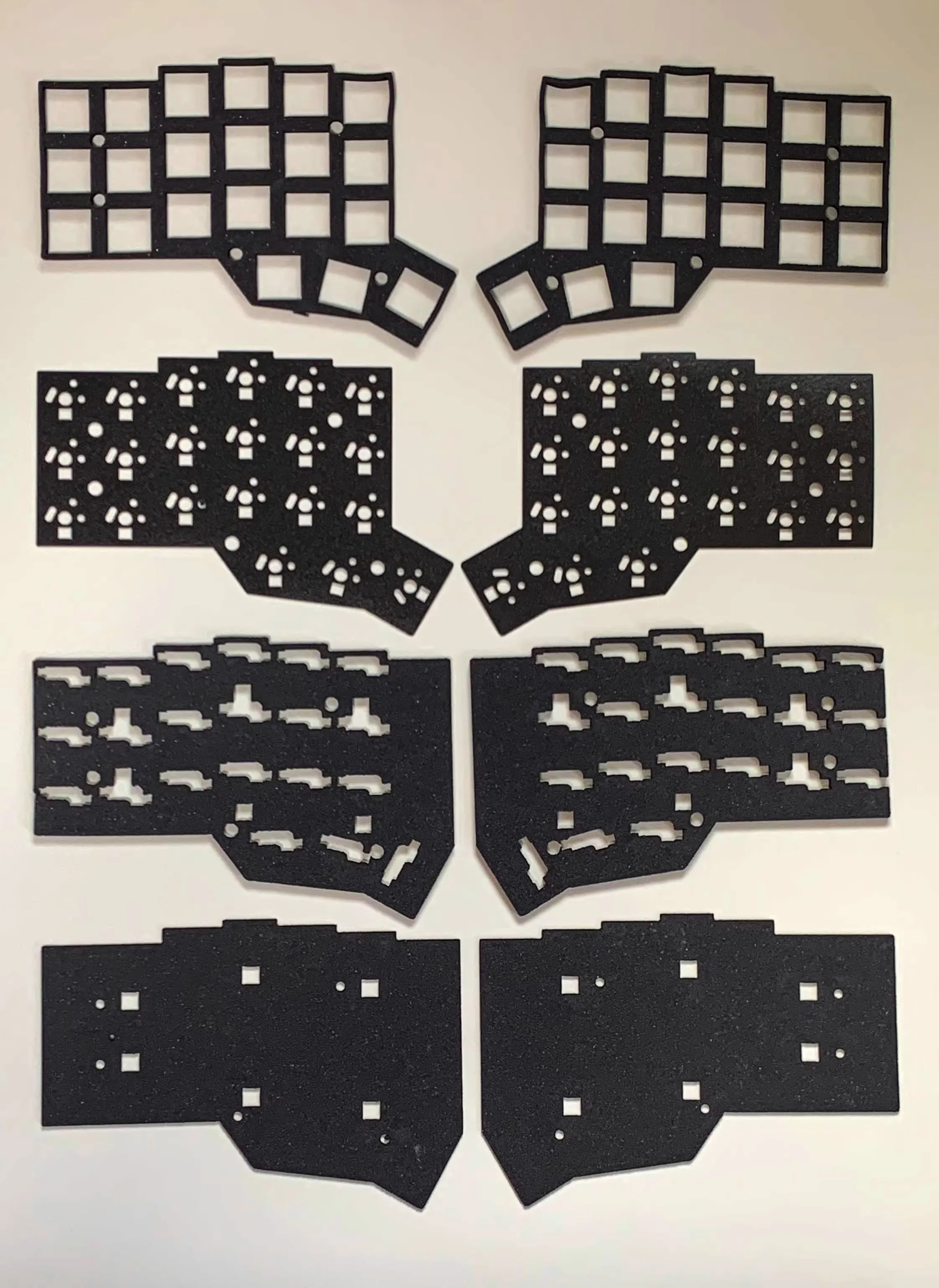Corne V3 PCB Custom Split Keyboard Kit Material RGB QMK Wireless DIY Horn Tastatur Nice View Spiel Zubehör Unten Wattepad Image