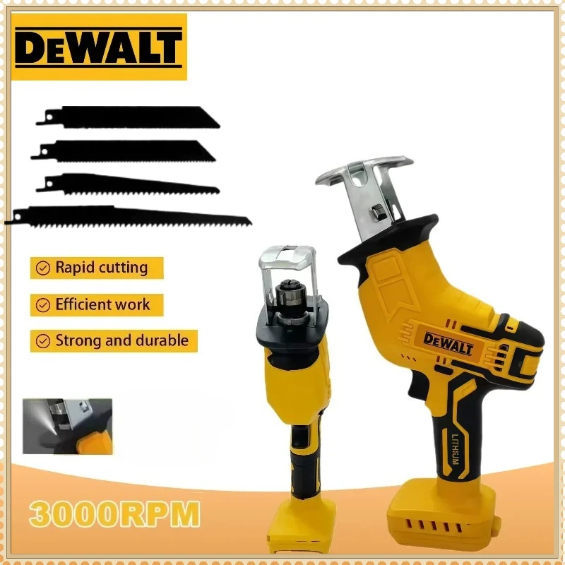 Dewalt 2800RPM Akku-Säbelsäge, bürstenlos, multifunktional, zum Schneiden von Metall, Holz und Rohren, kompatibel mit Dewalt-Akkus Image