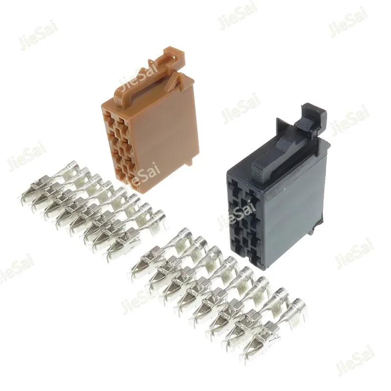 8-Pin 962189-1 962191-1 Auto-CD-Stecker Autoradio-Lautsprecherstecker Audio-ISO-Kabelbuchse für VW Image