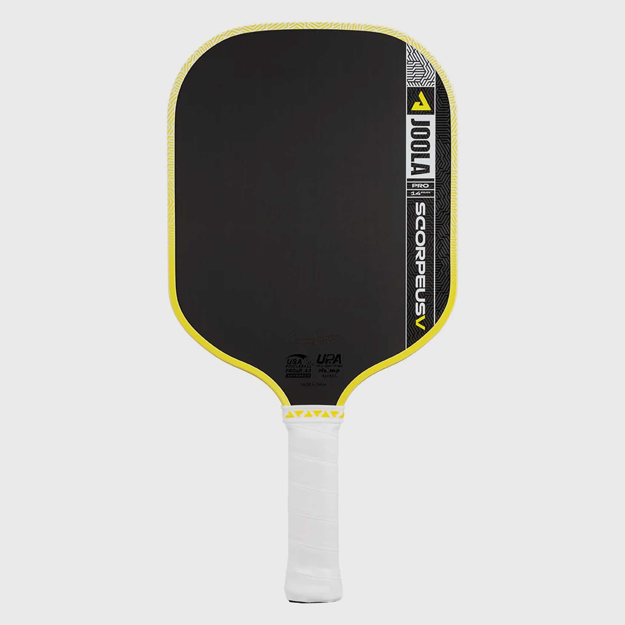 JOOLA Anna Bright Scorpeus Pro V 14mm Joola Yellow Pickleball Paddles
