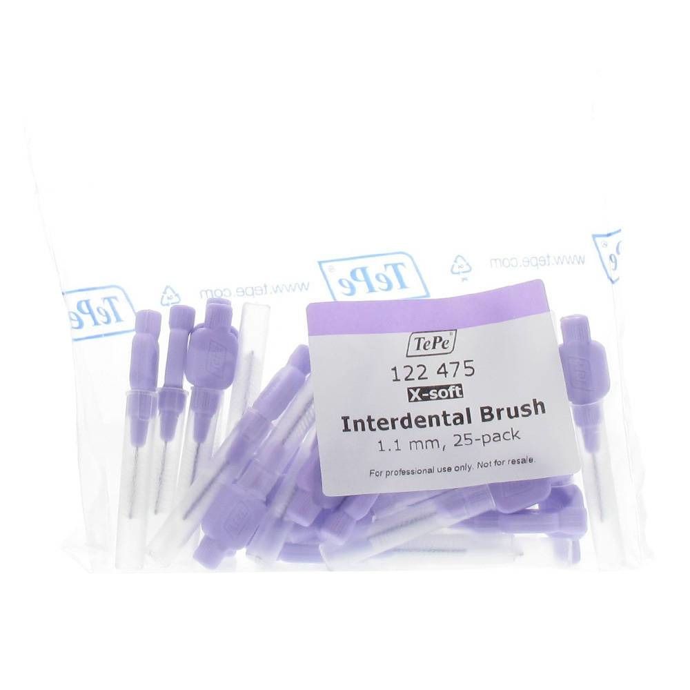 TePe Scovolino Interdentale Viola 1,1 mm Extra Soft 25 pz Spazzolino d