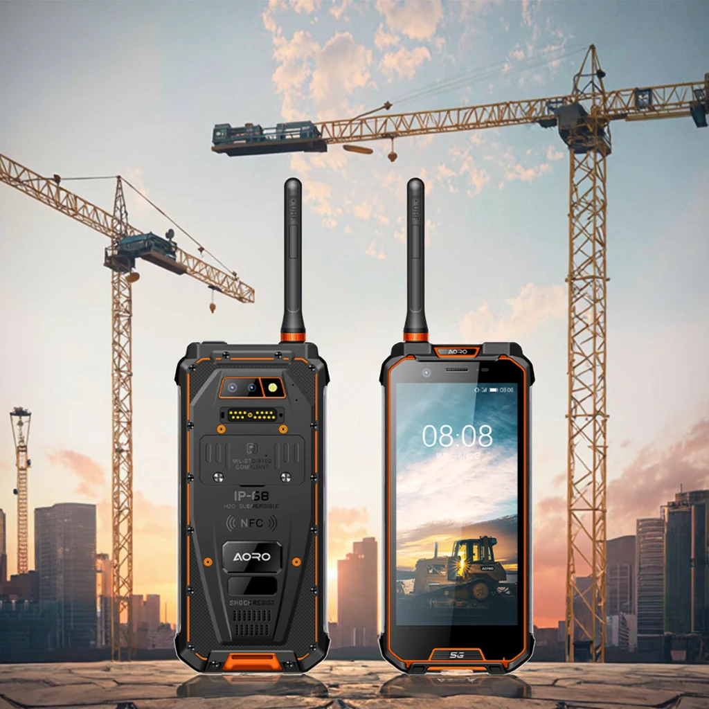 AORO M5 5G Robustes Telefon 8 GB + 256 GB über 8000 MAh Akku 48 MP + 2 MP Front: 13 MP Kamera IP68 NFC-Telefon Image