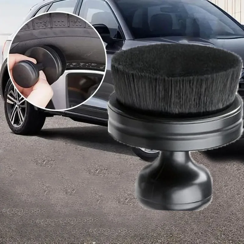 Tragbare Reifen-Glanz-Bürste, Auto-Reinigungsbürste, Multifunktionale Weichborstige Bürste, Auto-Werkzeug Reinigungsbürste Image