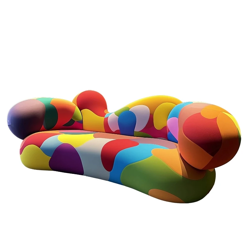Ästhetisches Sofa Pop-Art Dopamin-Möbel Image