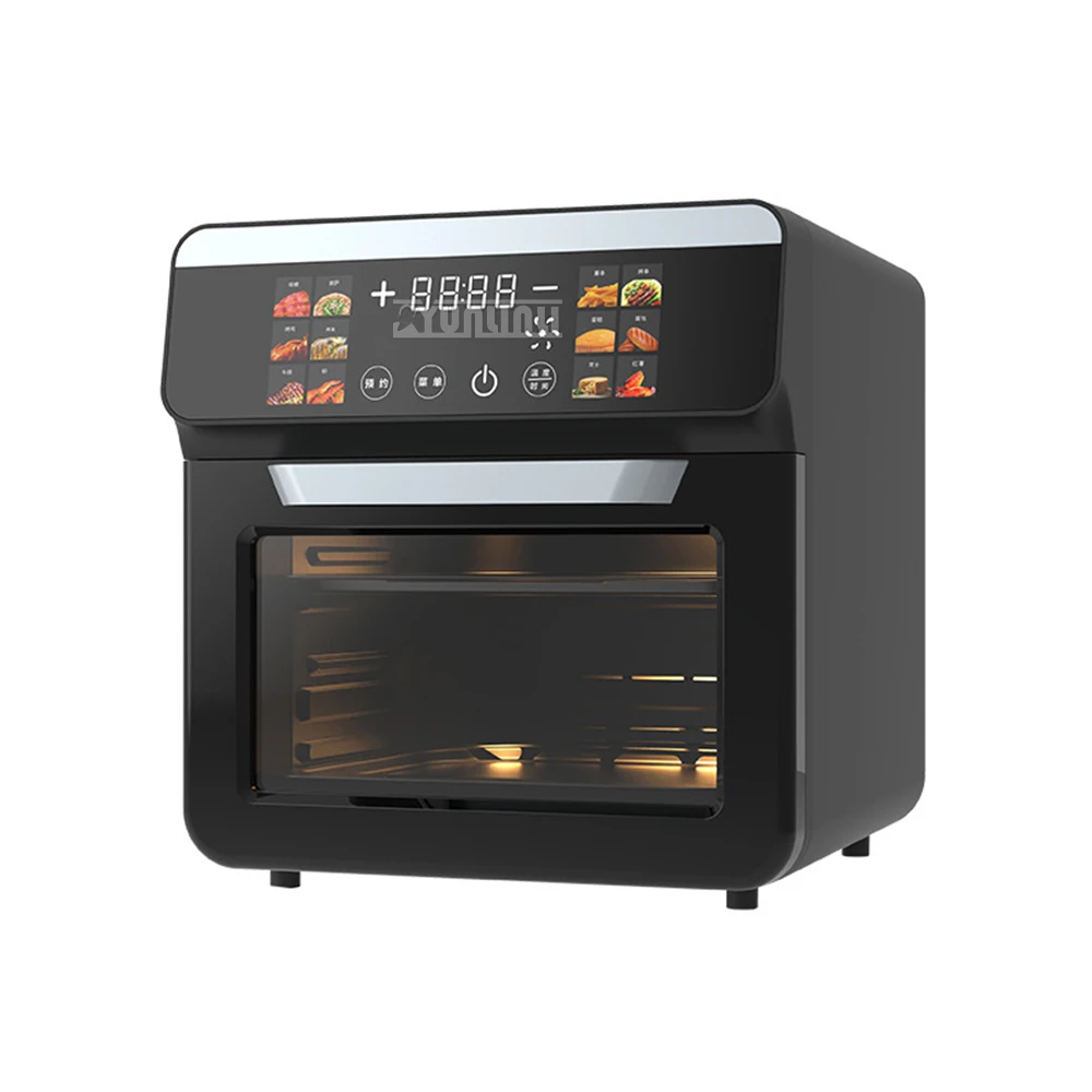 Touchscreen Elektrische Heißluftfritteuse mit Sichtfenster Intelligente Fritteuse Küchengerät Öl-Fritteuse Image