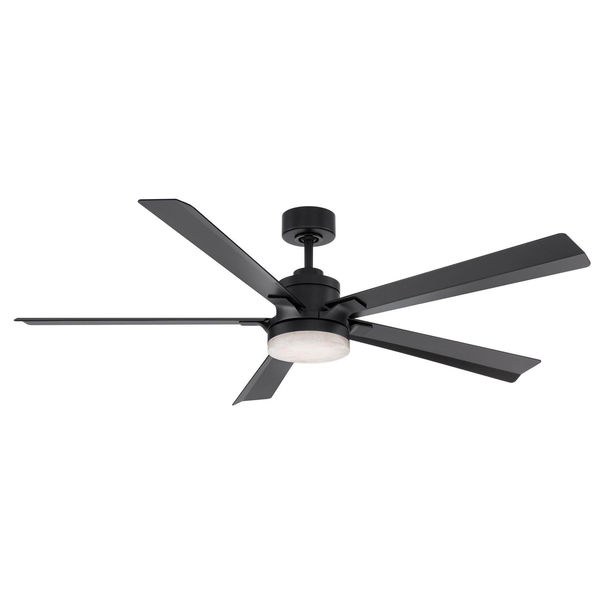 Modern Forms Radiant 64 Inch Ceiling Fan with Light Kit - FR-D2603-64A-MB