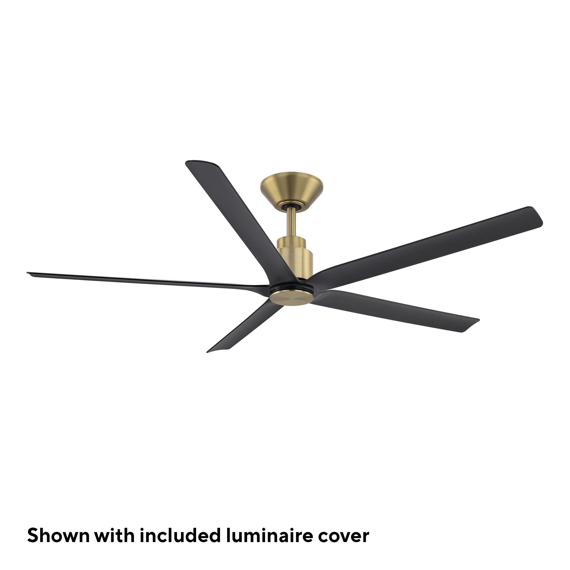 Modern Forms Smooth 56 Inch Ceiling Fan with Light Kit - FR-W2601-56L-SB/MB