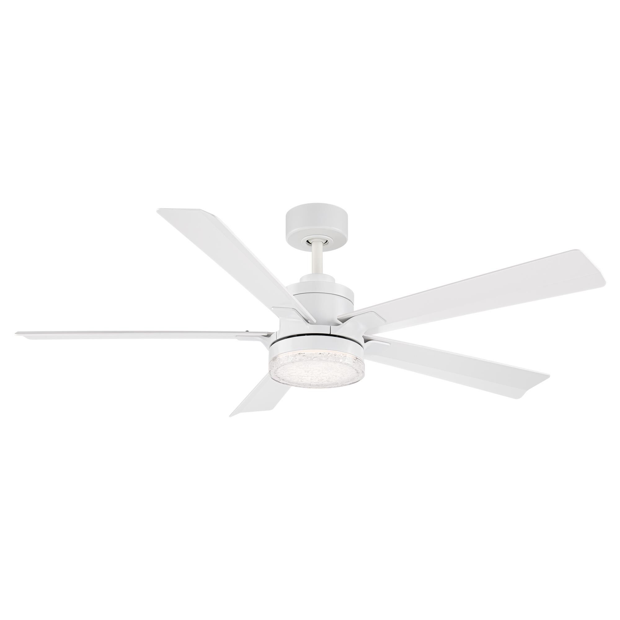 Modern Forms Radiant 56 Inch Ceiling Fan with Light Kit - FR-D2603-56C-MW