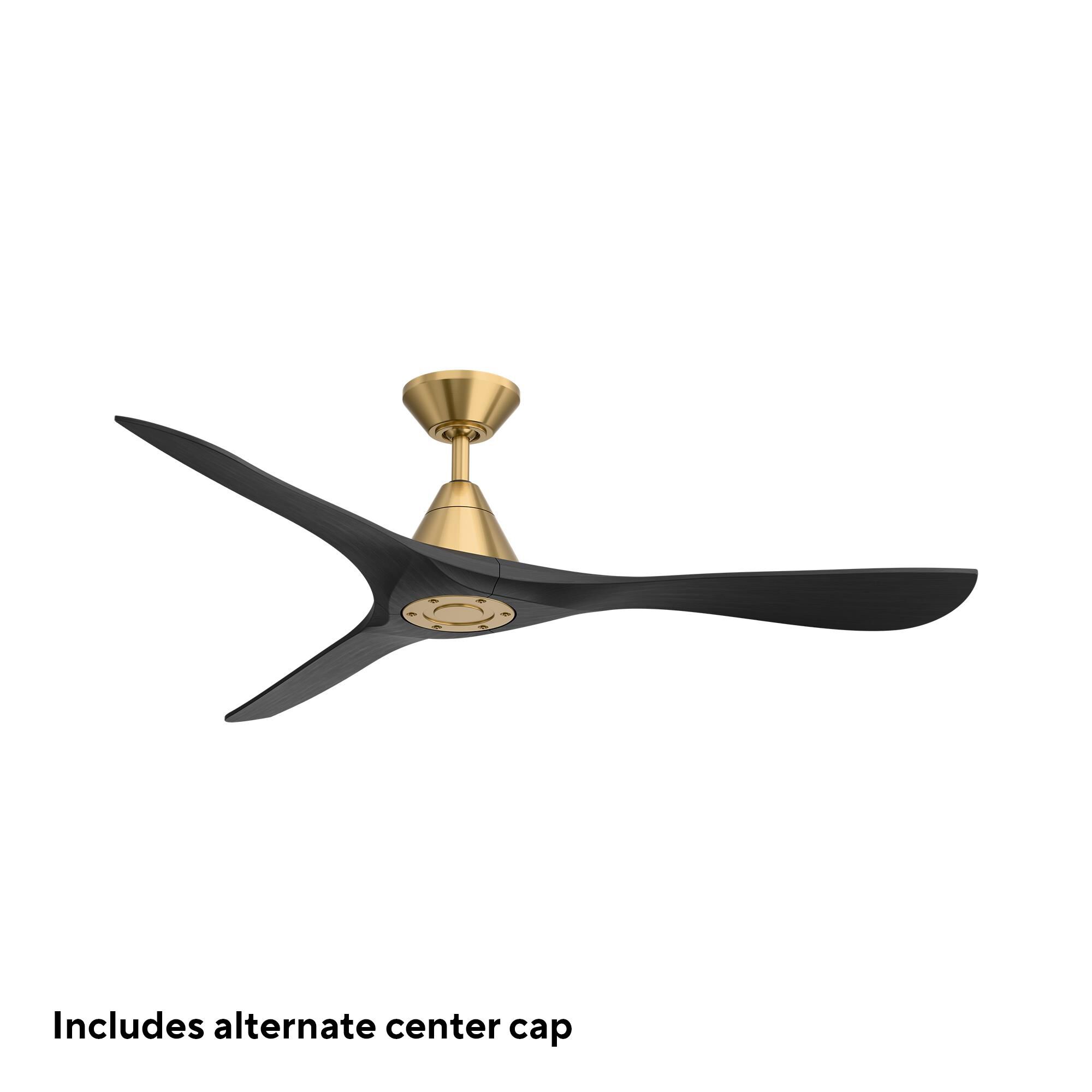 Modern Forms Carve 60 Inch Ceiling Fan - FR-D2504-60-SB/MB