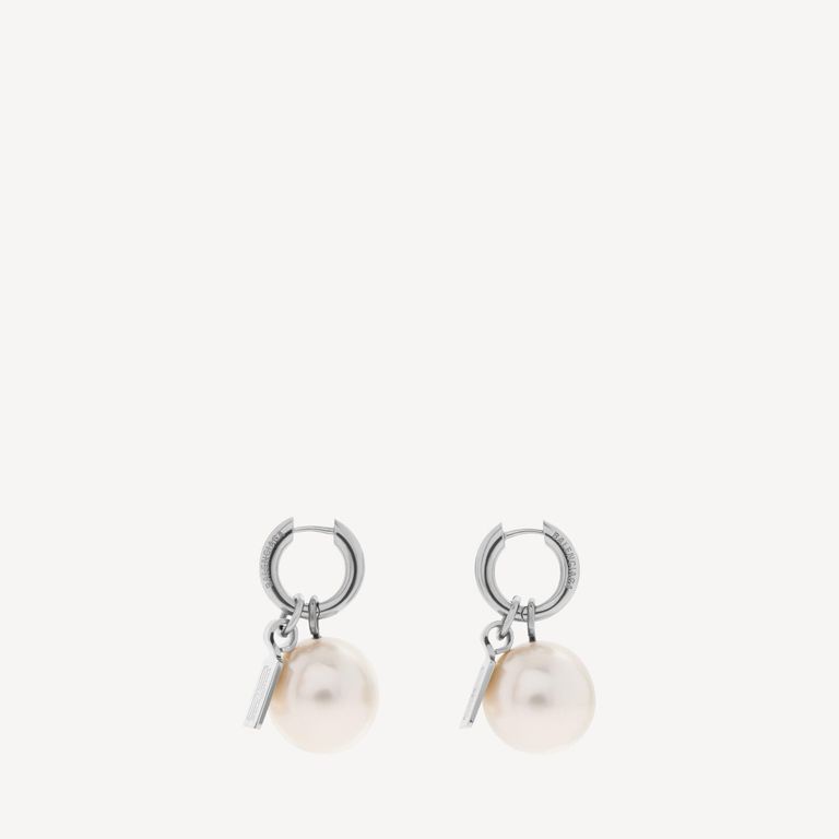Pearl Earrings - Metallic - Balenciaga Earrings