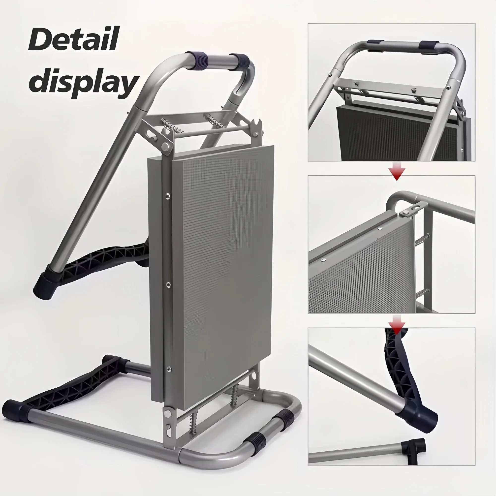 Genouillère de siège de jardin pliante, équipée d'un coussin épaissi; tabouret de jardinage pliable robuste; banc de jardinage au genou