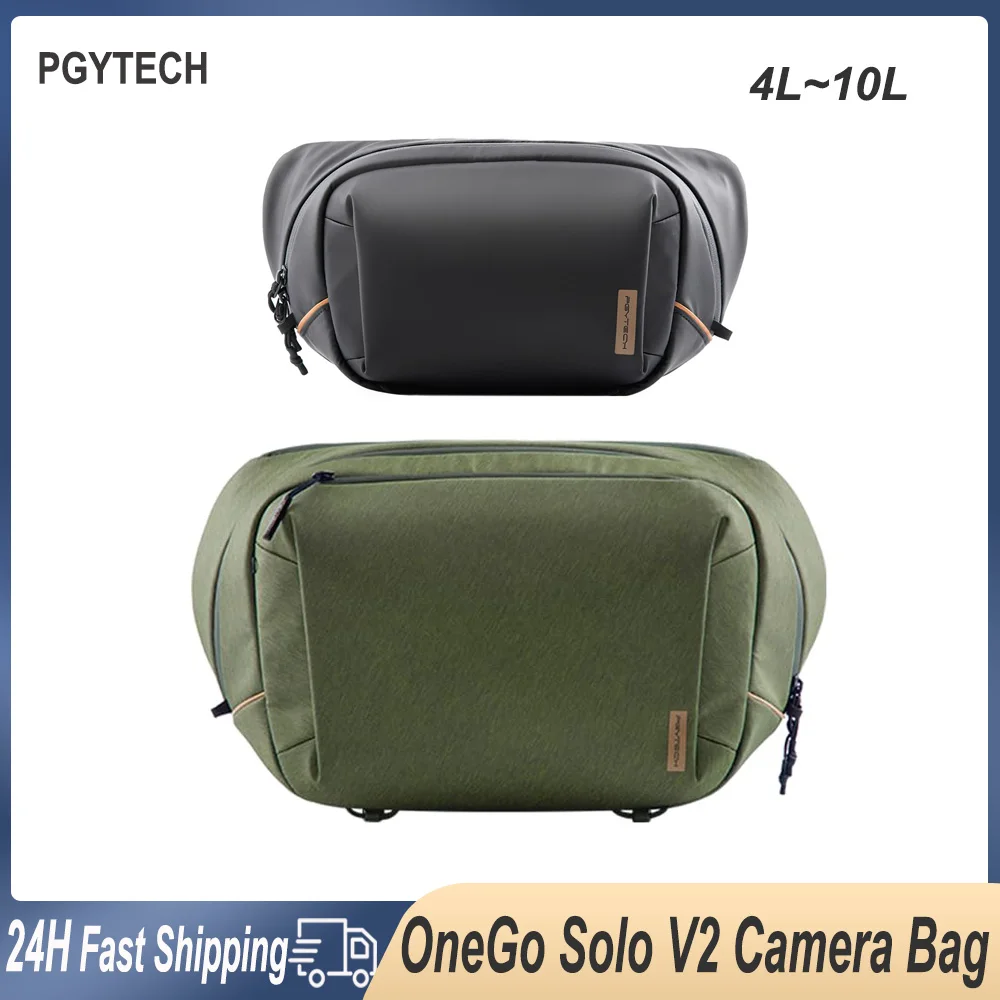 Pgytech onego solo v2 kamera gurt tasche 4l/6l/10l große kapazität fotografie umhängetaschen für sony canon nikon fuji dji laptop Image