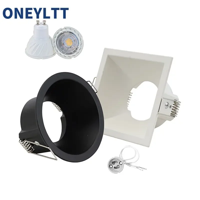 Einbau-Montagerahmen GU10/MR16 Lampenfassung Badezimmer Spot Beleuchtung Halterung Sockel Lampenfassung Sockel Fitting Spot Beleuchtungskörper