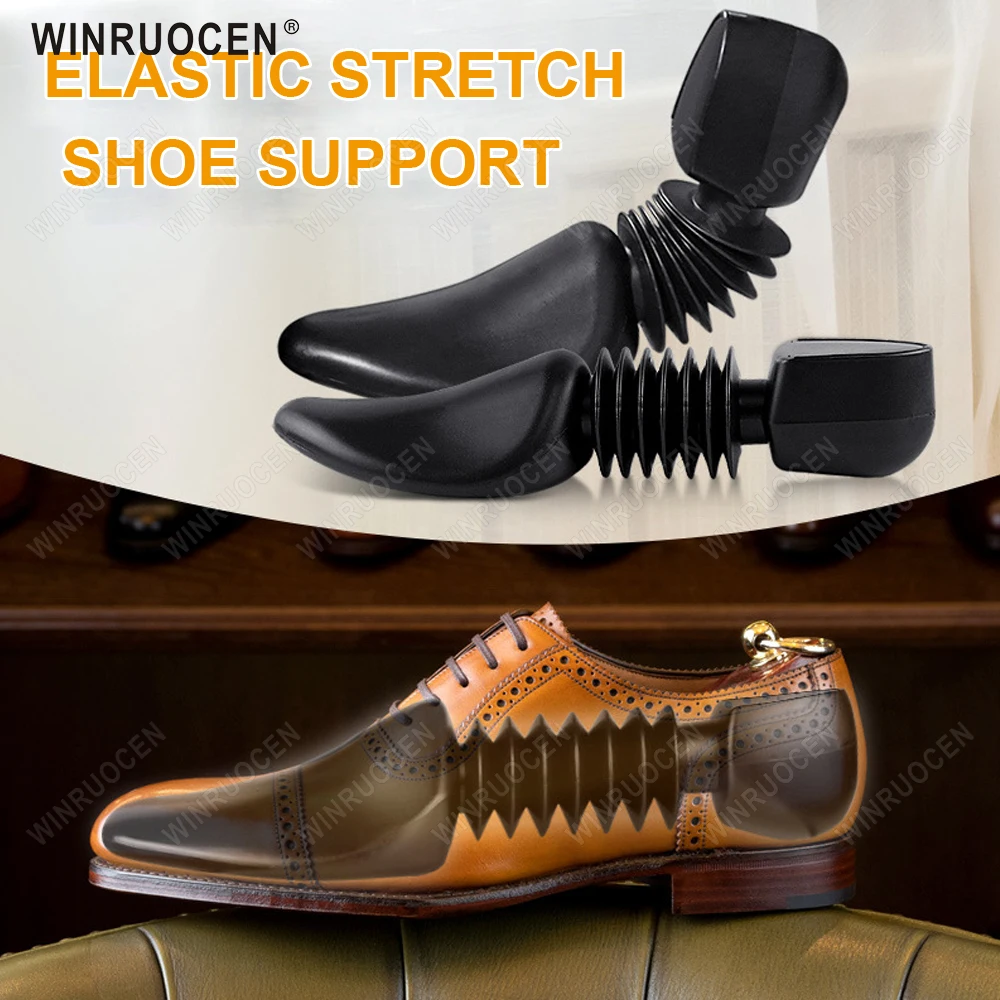 1 PCS Unisex Kunststoff Einstellbare Baum Bahre Schuh Männer/Frauen Kunststoff Frühling Boot Halter Former Unterstützung Falte Falten Deformation Image