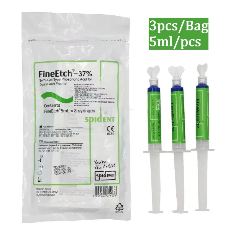Dental Ätza Gel 37% Phosphorsäure Ätzmittel Labor Klebstoff Licht Heilung Bindung Zähne Emaille Reiniger für Mundhöhle Werkzeuge Image
