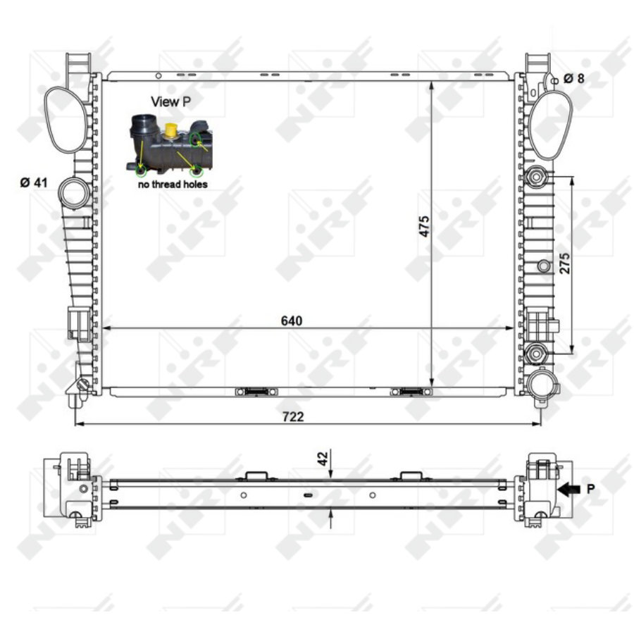 Radiateur Nrf 55325