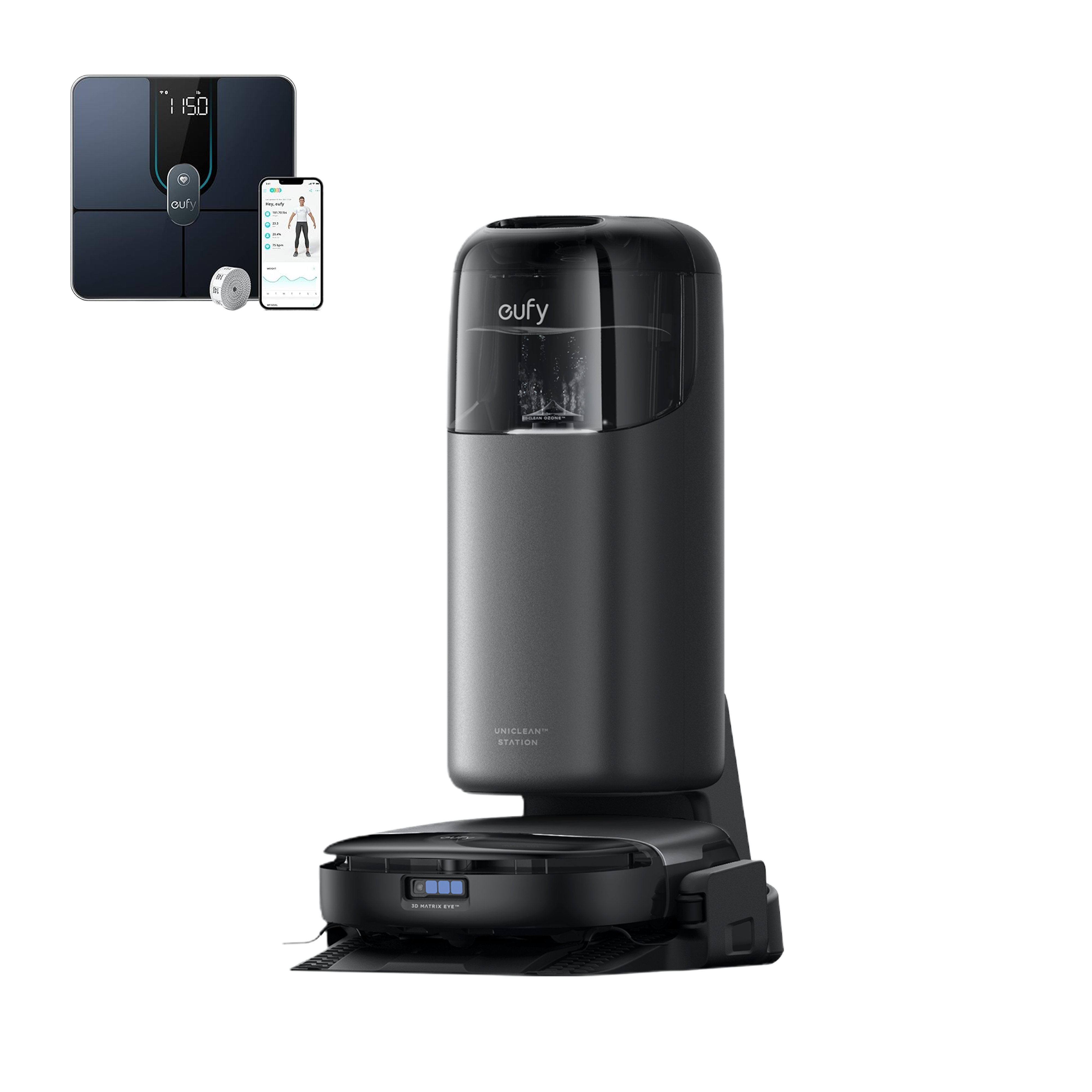 eufy Omni S1 Pro Robot Vacuum and Mop with Smart Scale P3