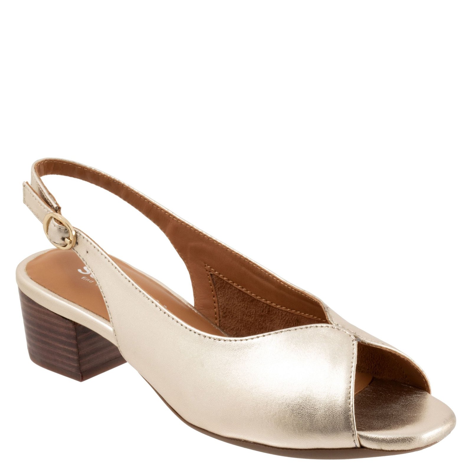 Softwalk Lakewood - Womens 10.5 Gold Sandal N