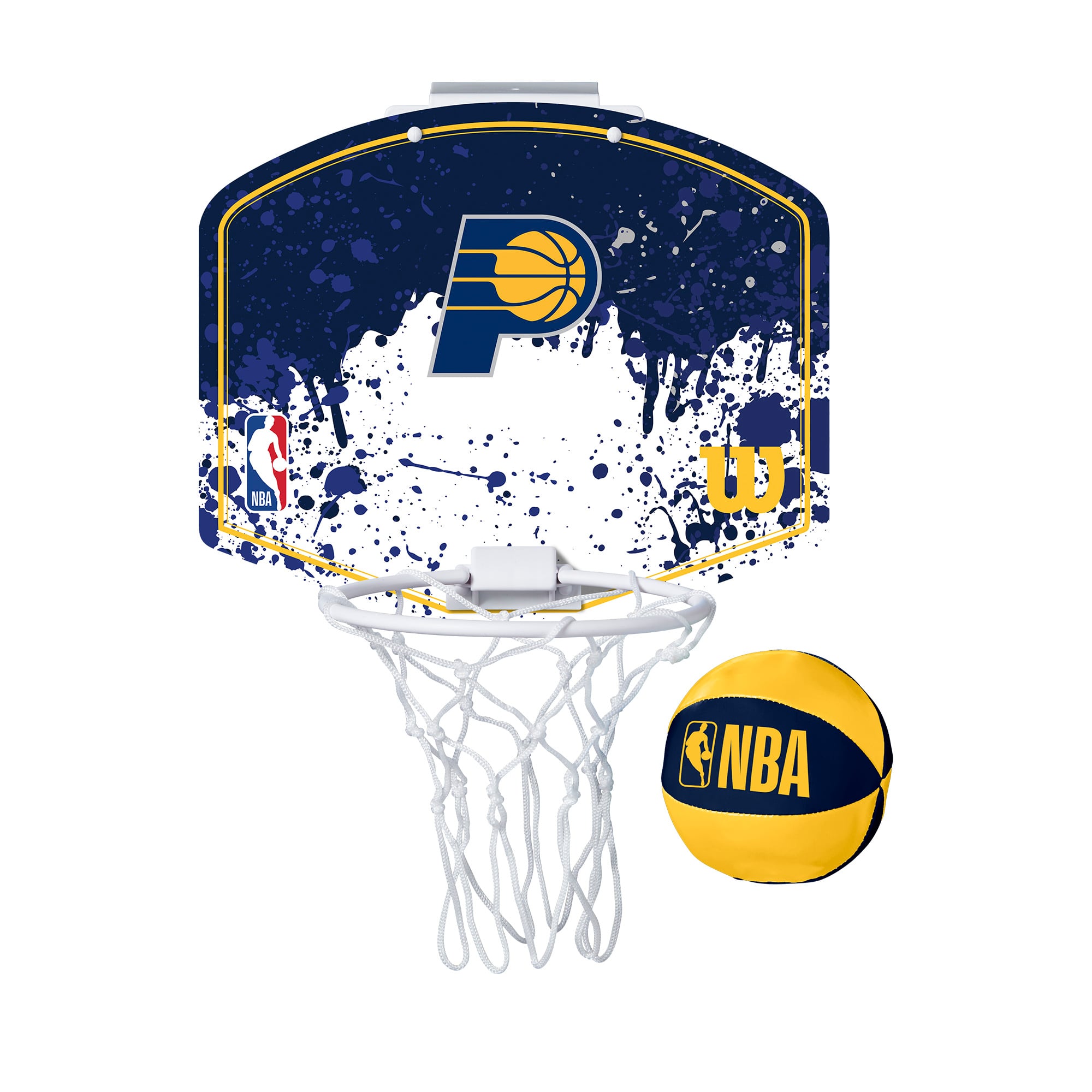 Mini-panier de basket Wilson de l'équipe NBA des Indiana Pacers