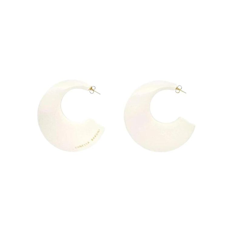Earrings - White - Vanessa Baroni Earrings