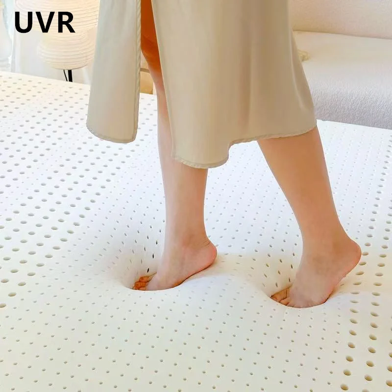 UVR 100 % Naturlatex-Matratze, atmungsaktive Matratze für Zuhause, Hotel Four Seasons Pass, Einzel- und Doppelmatratze in voller Größe
