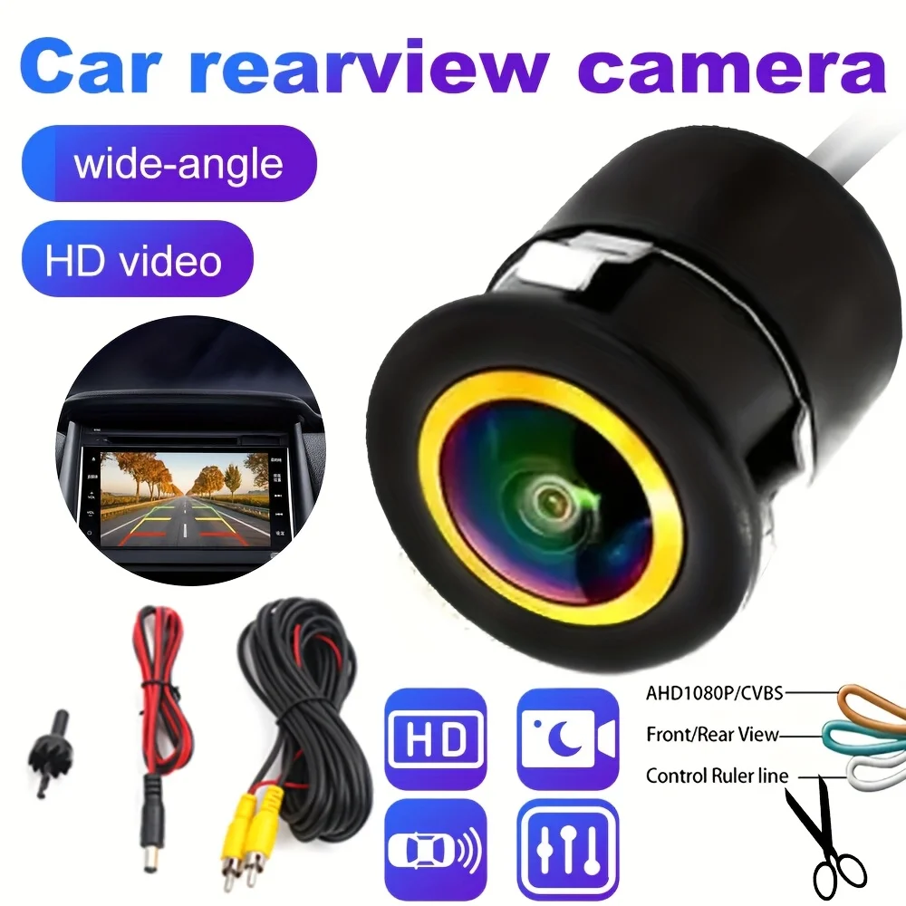 Weitwinkel-Fahrzeugkamera mit Nachtsicht, unterstützt AHD-1080P und CVBS, entworfen für die Sicht vorne, hinten, links und rechts Image