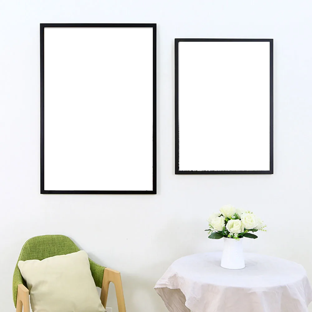 12-Zoll-Fotorahmen im einfachen Stil mit dünnem Rand, Fotorahmen aus Aluminiumlegierung, Bilderrahmen, Wandbehang, Metallrahmen, Heimdekoration Image
