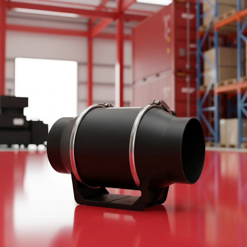 HF-100P Kanal-Abluftventilator | 35W 220m³/h Hoher Luftdurchsatz, EU-Stecker, IPX2 Wasserdicht, Multifunktionaler Lüfter Image