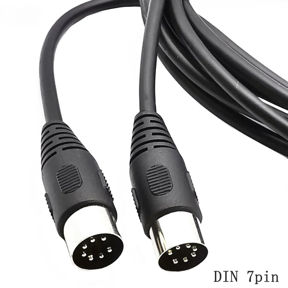 7-poliges DIN-Midikabel, 7-poliger DIN-Stecker auf Stecker, Controller-Schnittstellenkabel, 1 m, 1,5 m, 3 m Image
