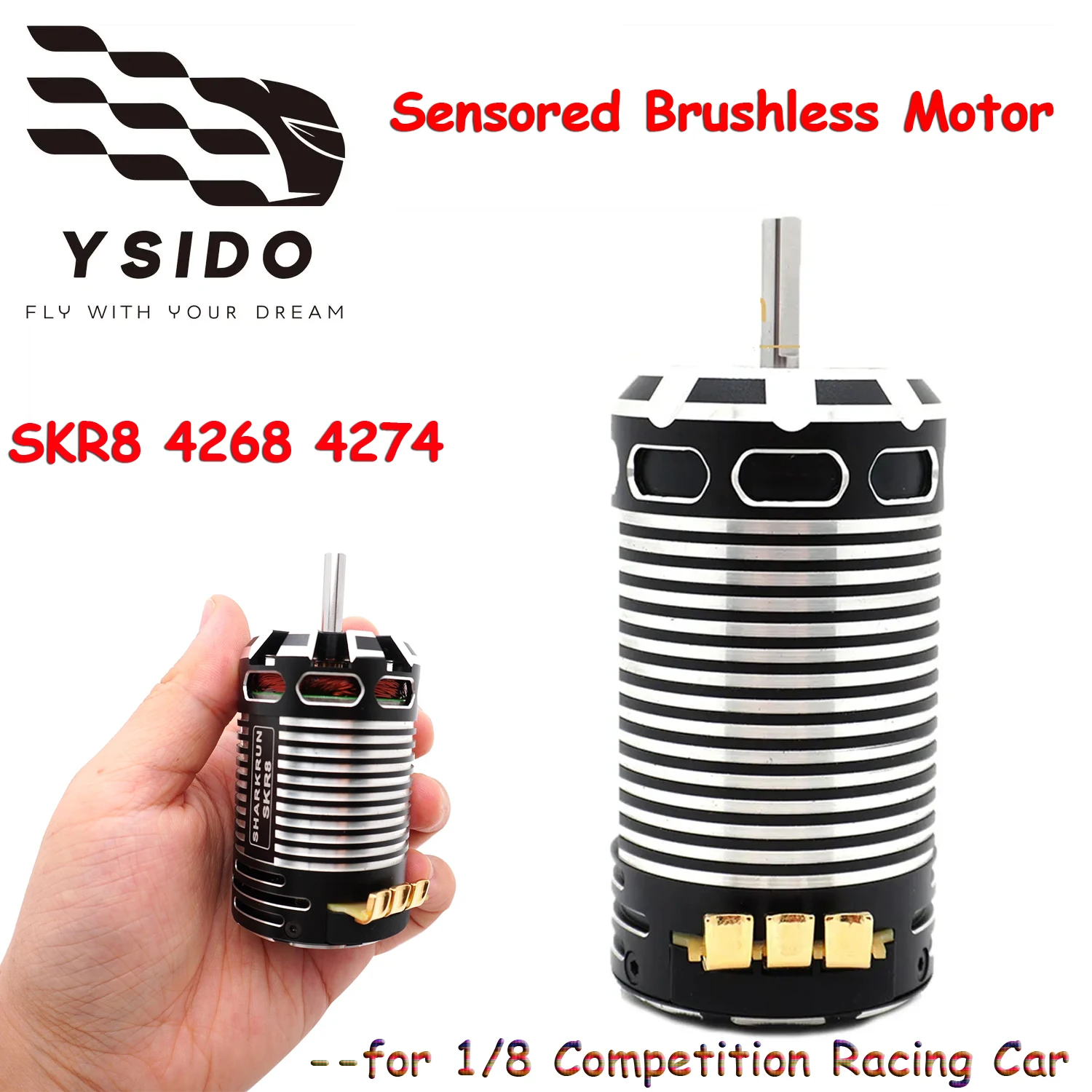 1/8 RC Car Competition Racing Motor 4268 4274 Sensored Bürstenloser Motor für ferngesteuerte On-Road Monster Off-Road Truck Buggy
