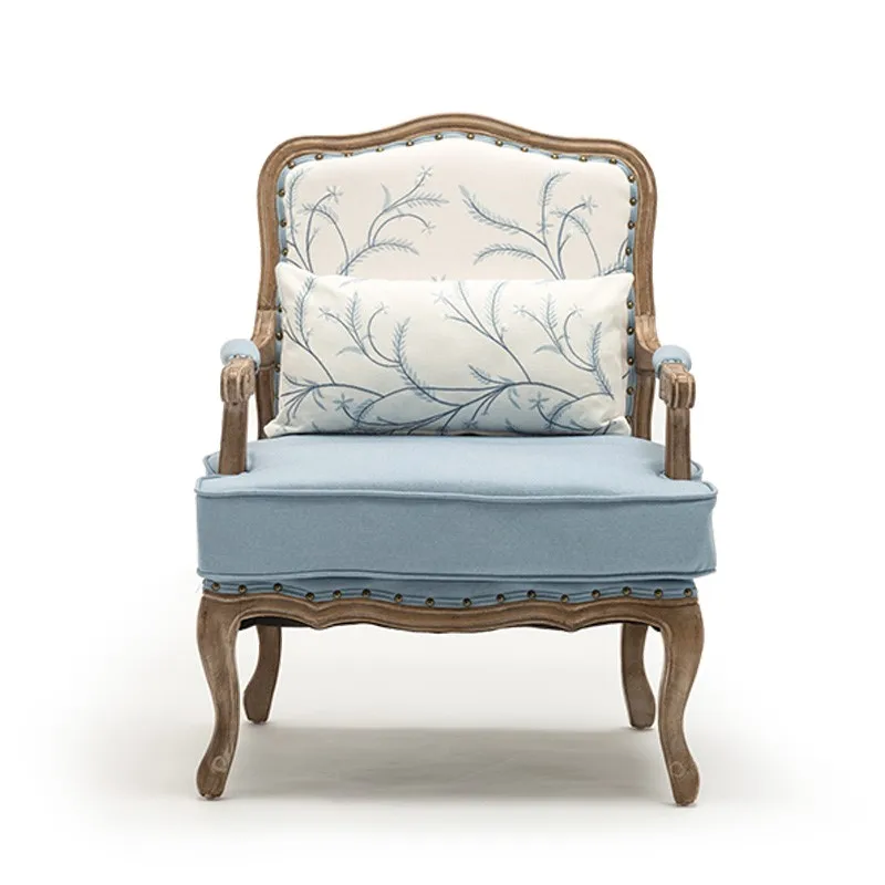 Amerikanischen land massivholz tiger stuhl einzigen sofa studie stuhl stoff balkon schlafzimmer freizeit wohnzimmer retro stuhl