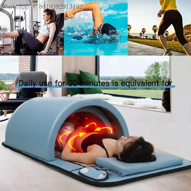 2026 Neu: Fabrikneue, beheizte Spa-Kapsel für tiefe Entspannung – Infrarot-Therapie-Sauna mit niedrigem EMF-Wert Image