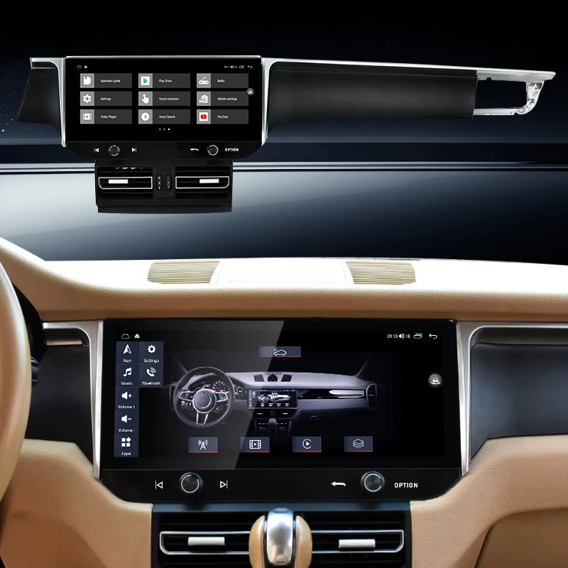 Android14 für Porsche Macan 2013-2018 12,3-Zoll Autoradio Multimedia-Player 4G WLAN Apple Wireless Stereo GPS-Navigation Image