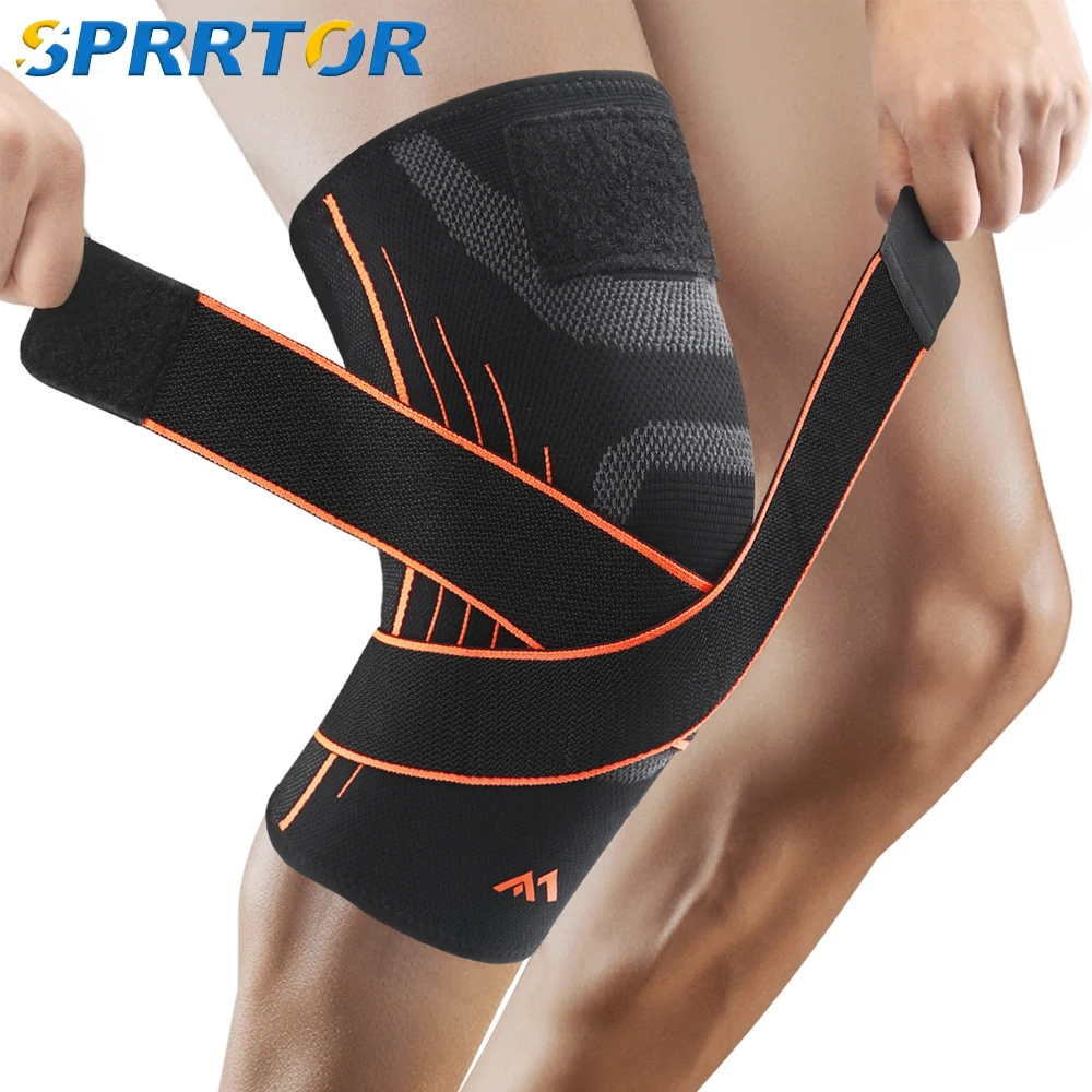 1PCS Einstellbare Sport Knie Pad Knie Schmerzen Relief Patella Stabilisator Brace Unterstützung für Wandern Fußball Basketball Laufen Sport Image