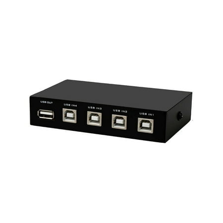 4-Port USB 2.0 Sharing Switch - 4 Computers Sharing 1 USB Device