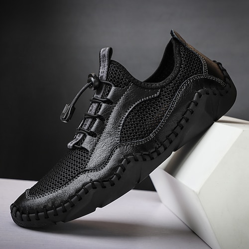Outdoor-Wanderschuhe für Herren aus Kunstleder, atmungsaktives Design für einen aktiven Lebensstil, perfekt für Outdoor-Abenteuer Image