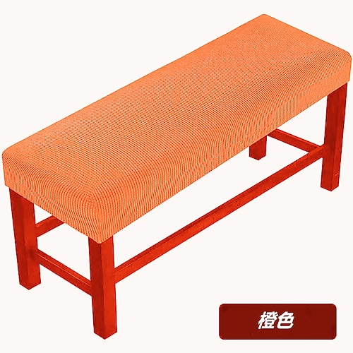 Elastischer Stretch-Bankbezug für lange Bänke im Esszimmer, am Fußende des Bettes, als Klavierbank oder Schuhbank im Eingangsbereich. Image